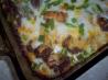Easy Zucchini and Ground Beef Pizza Casserole. Recipe by Kittencalskitchen