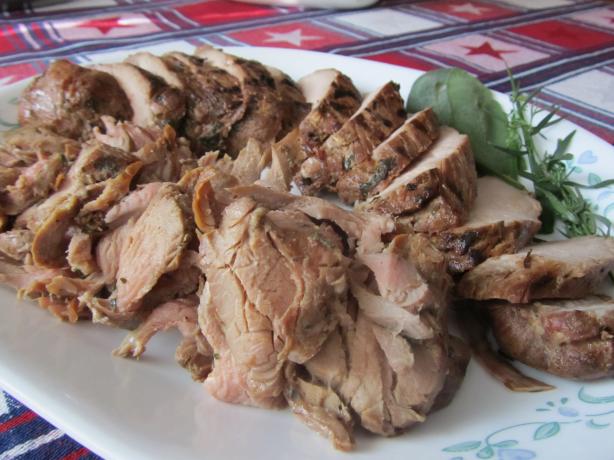 Marinated BBQ Pork Tenderloin. Photo by Rita~