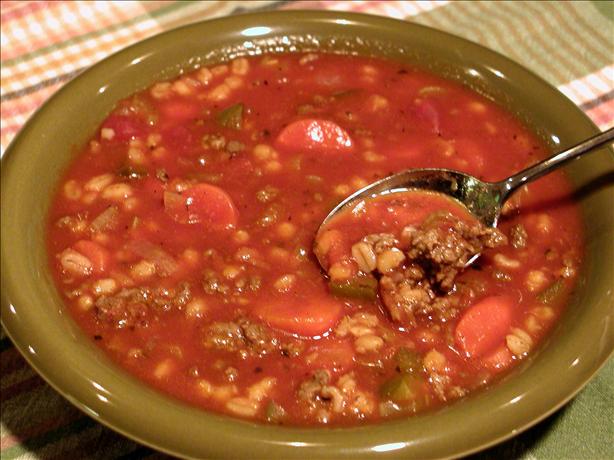 Best-ever Beef Barley Soup. Photo by GaylaJ