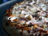 Garlicky Chicken Ranch Pizza