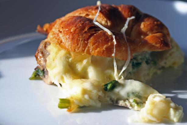 Croissant Breakfast Casserole. Photo by sloe cooker