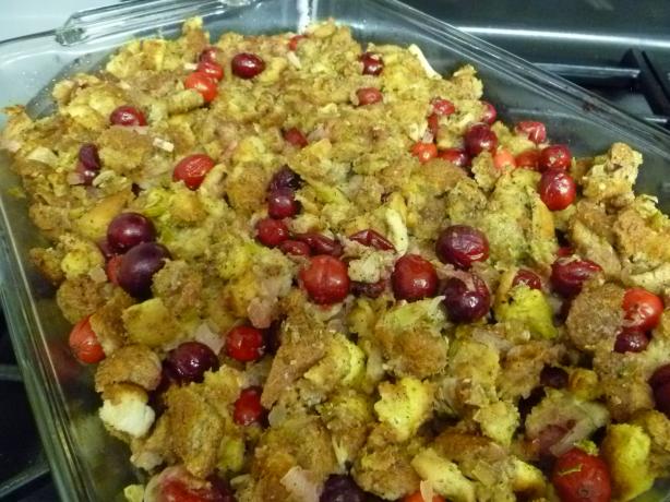 Cranberry Sage Stuffing on the Side. Photo by Ambervim