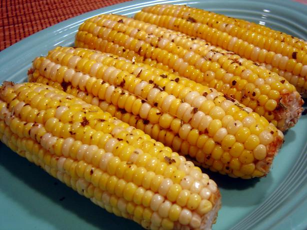 Herbed Corn on the Cob. Photo by Sue Lau