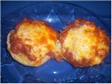 Broiled Roast Beef  'n Cheese English Muffins
