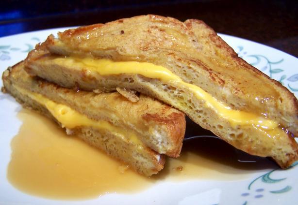 Grilled Cheese French Toast With Bacon. Photo by Rita~