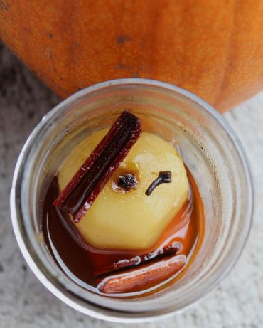 Pickled Seckel Pears. Photo by Cookgirl