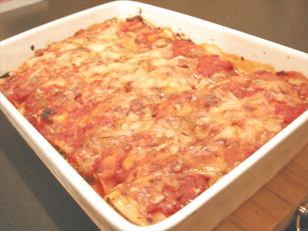 Ricotta & Spinach Cannelloni. Photo by Chef floWer