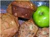 Apple Raisin Walnut Muffins. Recipe by Martina