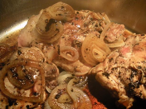 Balsamic Chicken Thighs. Photo by Yia Yia