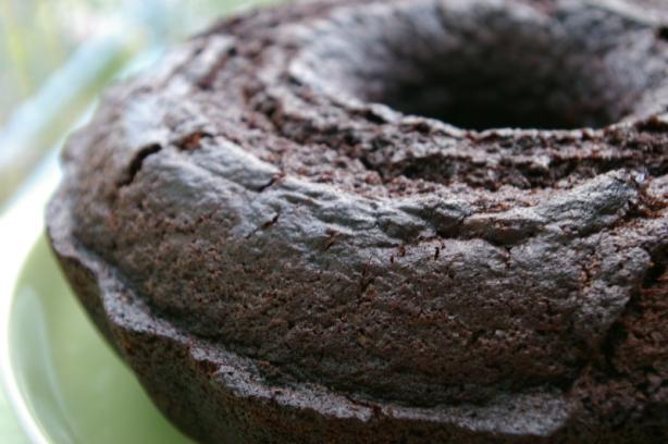 Kittencal's Moist One-Bowl Dark Chocolate Bundt Cake. Photo by Redsie