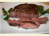 Pan Seared Rib Eye. Photo by Velouria