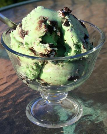 Oreo Mint Ice Cream. Photo by WishTrish
