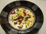 Delicious Cheesy Baked Potato & Bacon Soup