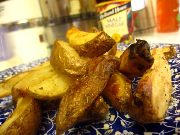 Greek Oven Fries. Photo by little.miss.vegan