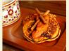 Pumpkin Pancakes with Pumpkin Maple Sauce