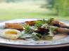 108 Mile Spinach Bacon Salad. Recipe by Bergy
