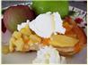 Autumn Glazed Apple Cream Pie. Recipe by Rhonda *J*