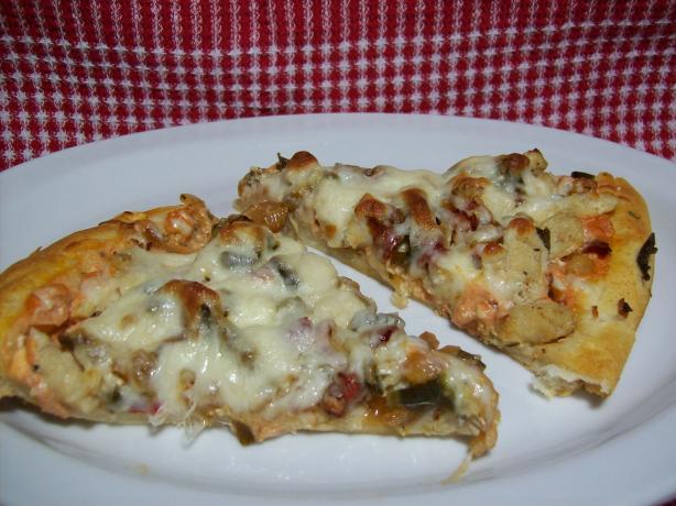 Chicken Fajita Pizza. Photo by Chef shapeweaver &copy;