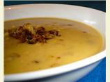 Split Pea Soup With Caramelized Onions and Cumin Seed