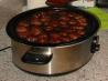 Grape Jelly Meatballs. Recipe by Little Bee