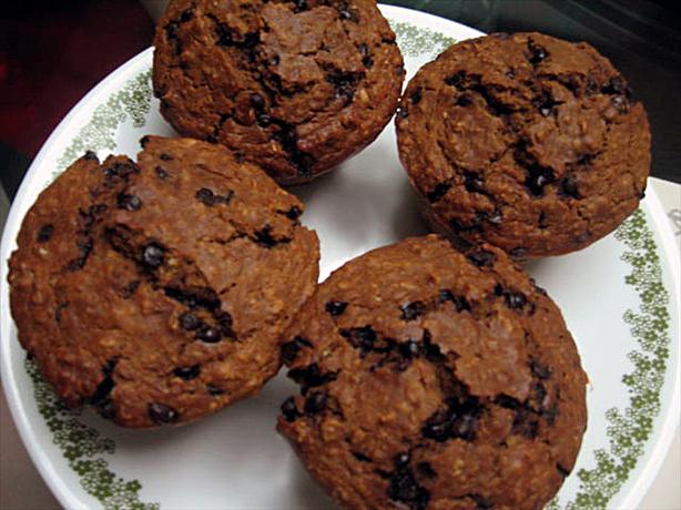 Molasses Oatmeal Chocolate Chip Muffins. Photo by Shasha