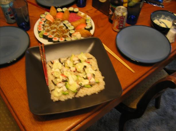 Sushi Pizza. Photo by Mysterygirl