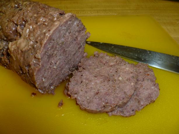 Venison Bologna. Photo by Ambervim