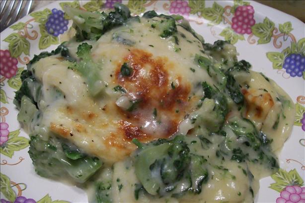 Ravioli Baked With Broccoli and Spinach. Photo by love4culinary
