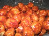 Appetizer Grape Jelly and Chili Sauce Meatballs or  Lil Smokies