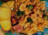 Bow Ties With Sausage, Tomato, and Cream