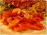 Onion & Roasted Red Peppers with Sage