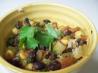 Curried Chickpeas and Black Beans-Low Fat