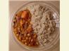 Curried Chickpeas and Black Beans-Low Fat