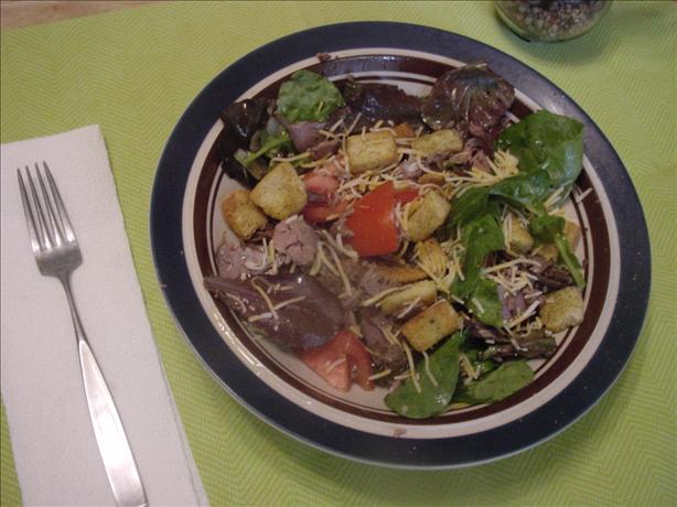 Solo Roast Beef Salad. Photo by Bill Hilbrich