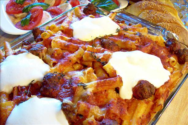 Ziti Al Forno (From the Sopranos Family Cookbook). Photo by CindiJ
