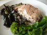 Baked Salmon With Mushroom Sauce