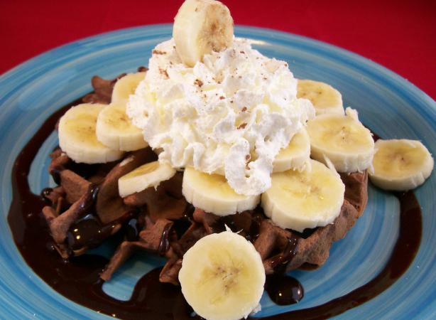 Wonderful Chocolate Waffles. Photo by Crafty Lady 13