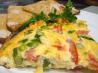 Frittata with Asparagus, Tomato, and Fontina