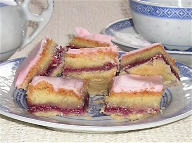 Aunt Helen's Almond-Raspberry Rice Squares. Photo by Jenny Sanders