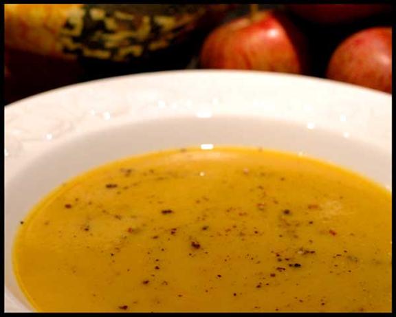 Squash and Apple Soup. Photo by Sackville