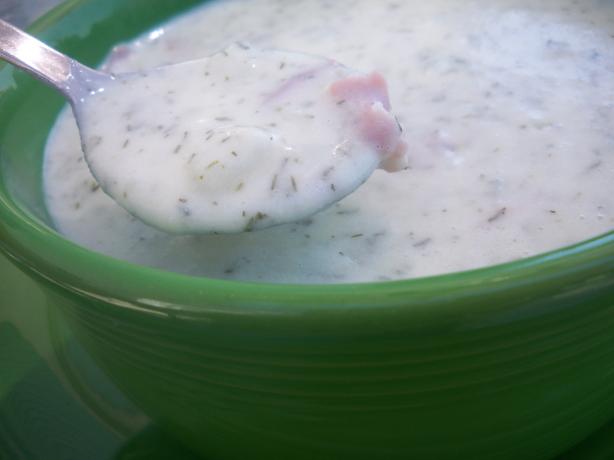 Nordic potato soup with ham. Photo by *Parsley*