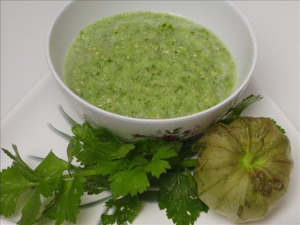 Super Bowl Tomatillo Salsa Verde. Photo by Rita~