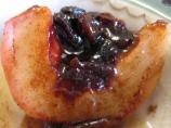 Baked Apple with Maple Yogurt Sauce