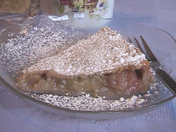 Tarten Riwbob (Rhubarb Tart) Welsh. Photo by Lori Mama