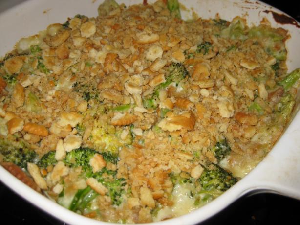 Delicious Blue Cheese Broccoli Casserole. Photo by Janni402