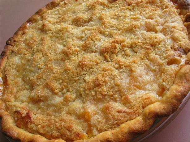 Streusel Cream Peach Pie. Photo by flower7