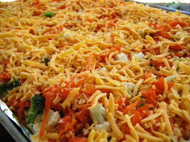 Fresh Vegetable Pizza. Photo by gailanng