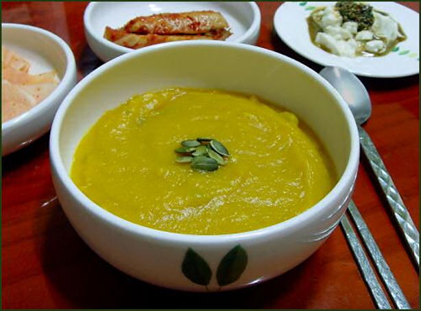 Korean Pumpkin Soup. Photo by Kitty Z