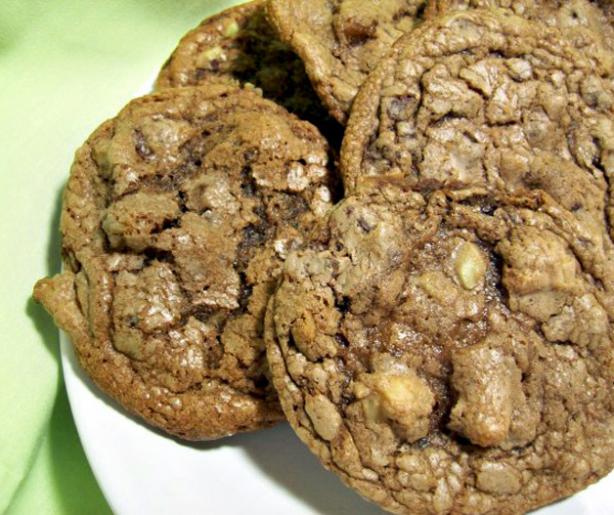 Double Chocolate Mint Chip Cookies. Photo by Chef shapeweaver &copy;