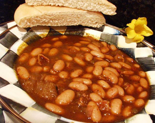Smoky Baked Beans  (Originally Canary Baked Beans). Photo by FLKeysJen